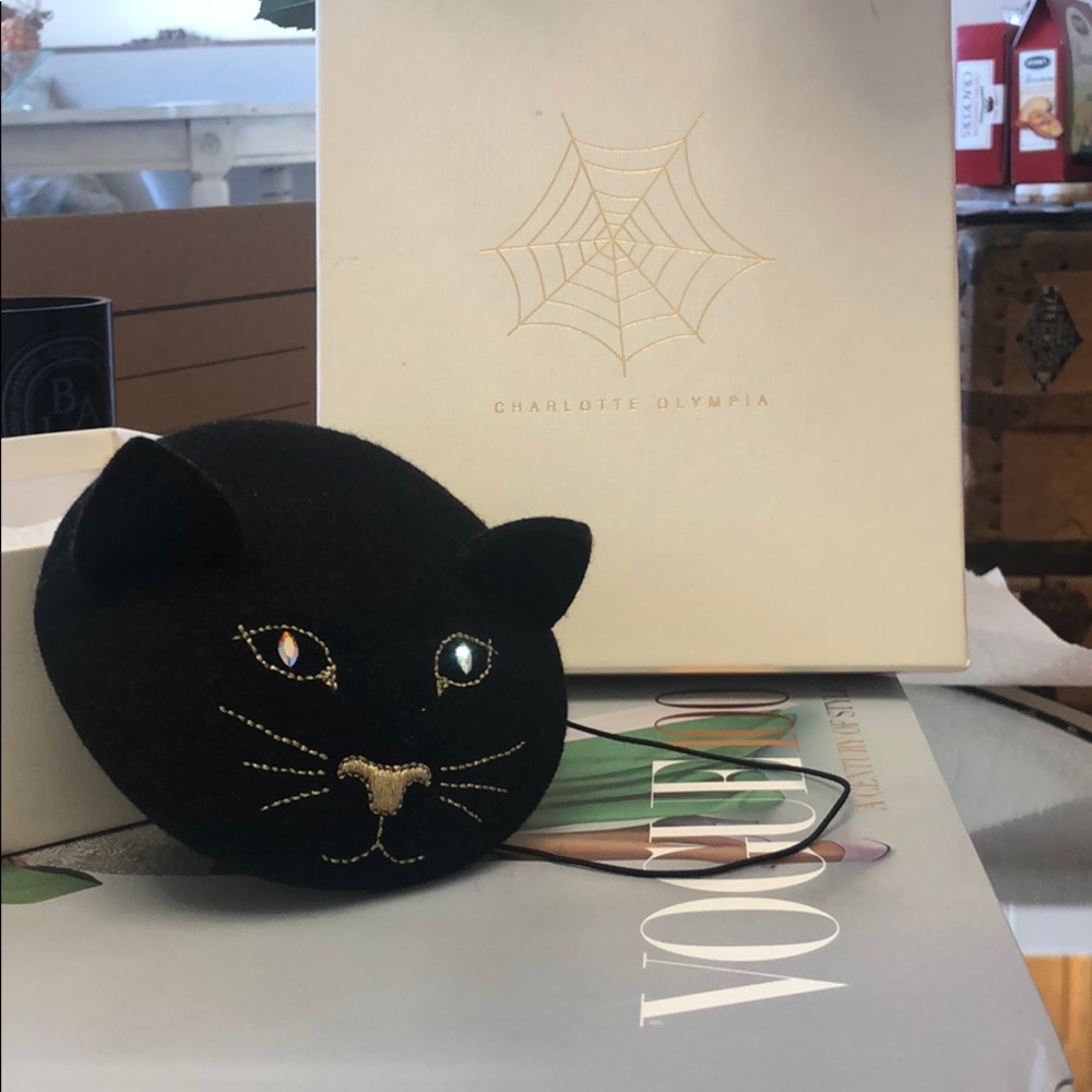 Charlotte Olympia Cat On a Hat Fascinator